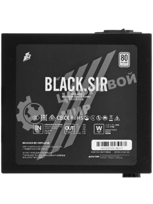 Блок питания 1STPLAYER BLACK.SIR 6.0 (SR-600W), 600Вт, 80 PLUS, 120мм, черный