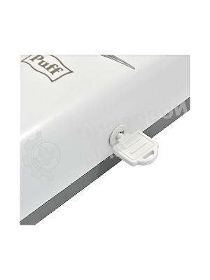 Освежитель воздуха автоматический puff-6115 белый, ударопрочный, EURO 320, 300 и 260 мл, 9х10х25 см