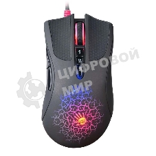 Мышь проводная A4Tech Bloody A90 черный, 6200 dpi, USB, кнопки - 8