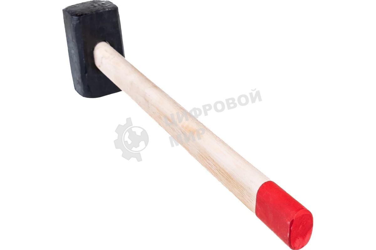 Кувалда Сибртех 6000 г, кованая головка, деревянная рукоятка 650 мм