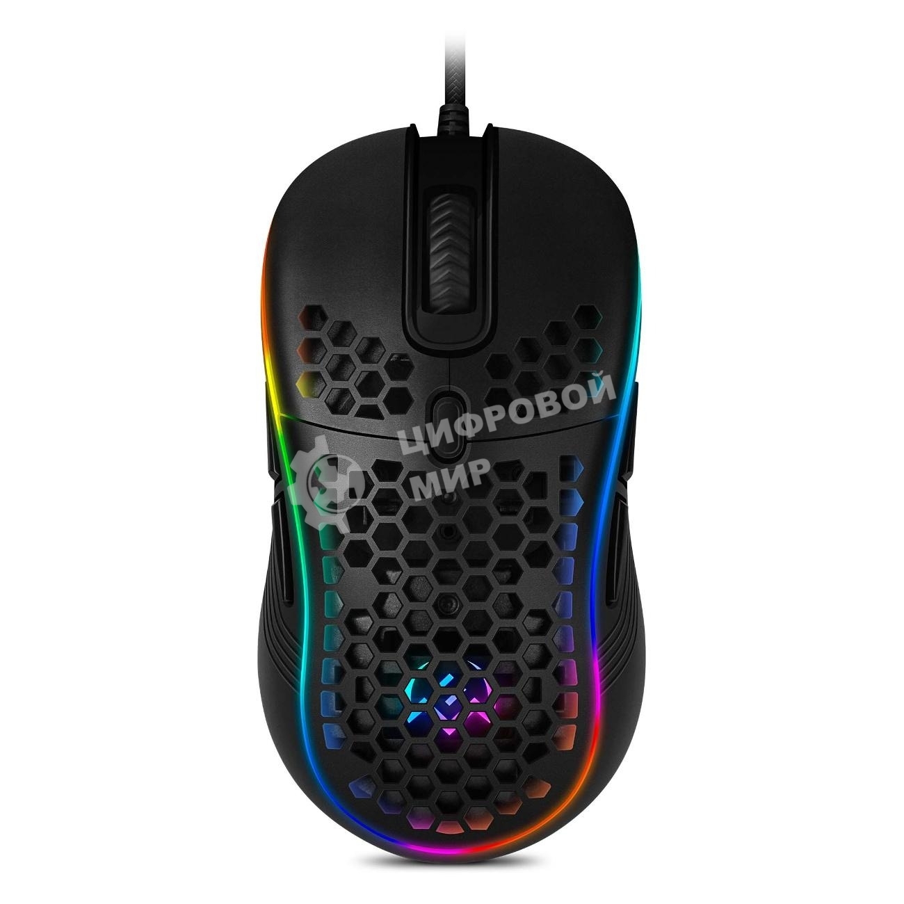 Игровая мышь SVEN RX-G860 чёрная (8 кнопок, 12800 dpi, USB, RGB подсветка )