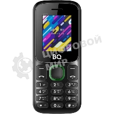 Мобильный телефон BQ 1848 Step+ черный/зеленый
