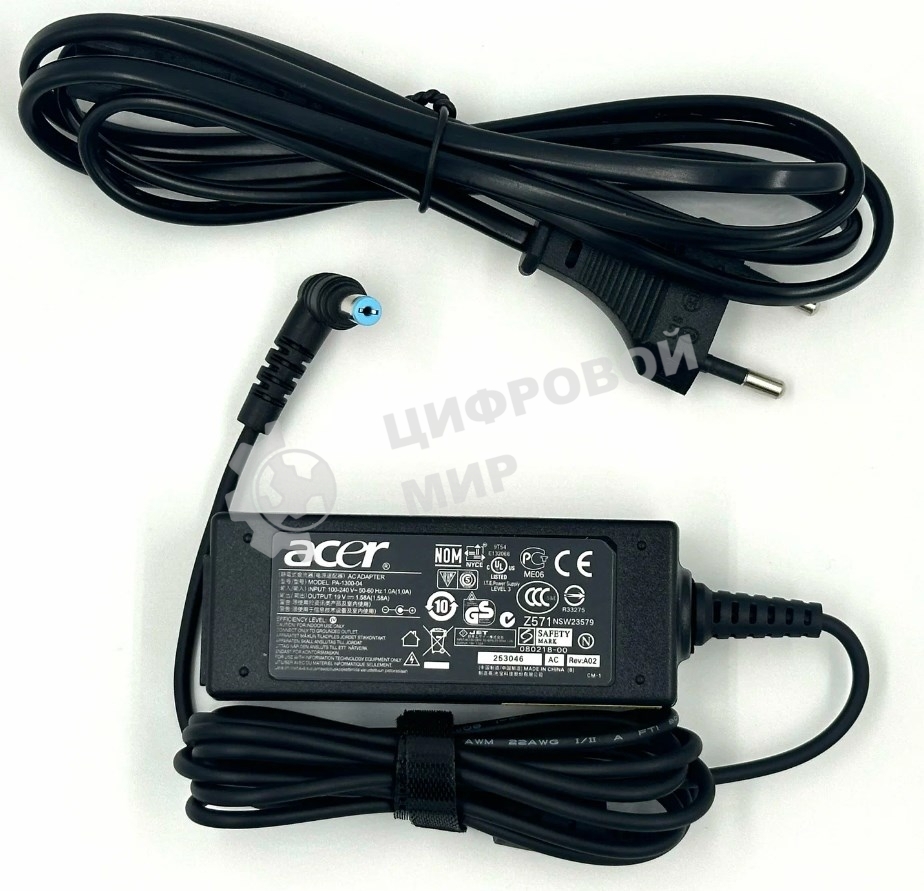 Блок питания (сетевой адаптер) для ноутбуков Acer 19V 1,58A 5.5x1.7, OEM
