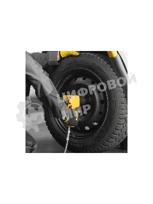 Ударный пневмогайковерт Denzel IW860+набор головок, 1/2