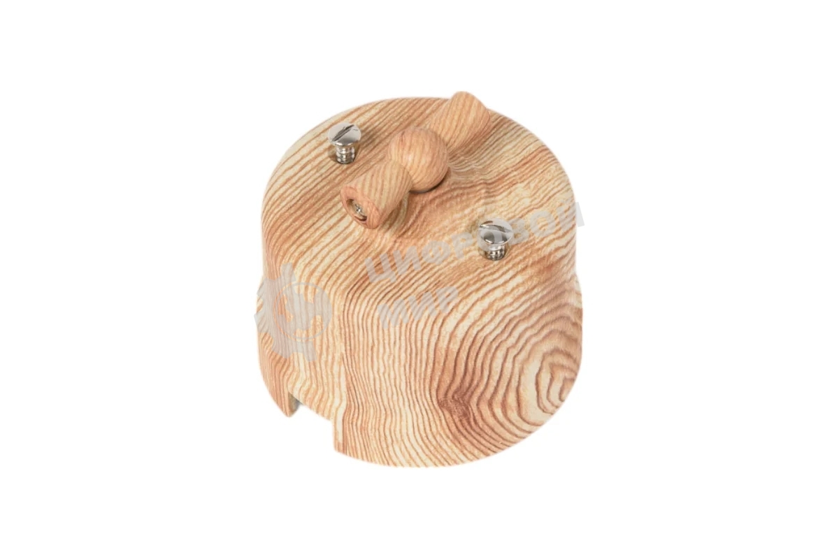 Выключатель проходной поворотный Bironi B1-201-13 1-кл. ОП Лизетта 10А IP20 ретро 4 полож. ABS-пластик карельская сосна