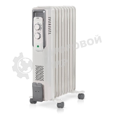 Обогреватель масляный Ballu CUBE BOH/CB-09W (9 секций), белый, 2000 Вт, 25 м2, механический термостат