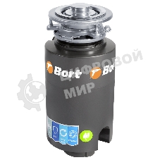 Измельчитель пищевых отходов Bort TITAN 4000 390 Вт; 4,2 кг/мин; 2800 об/мин; 1200 мл; Металл; набор аксессуаров 4 шт [91275769] 91275769