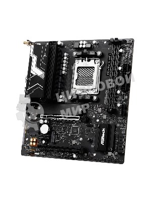 Материнская плата ASROCK B850M-X WIFI R2.0, AM5, AMD B850, 2xDDR5, 4xSATA, 2xM.2, 1xPCIe 5.0 x16, 1xPCIe 4.0 x4, 1xPCIe 3.0 x1, 1xDP, 1xHDMI, 1x2.5Gb LAN, Wi-Fi 6E, BT 5.2, 1xUSB-C 5Gbps, 3xUSB-A 5Gbps, 2xUSB-A 2.0, 3x3.5 мм, 7.1, mATX