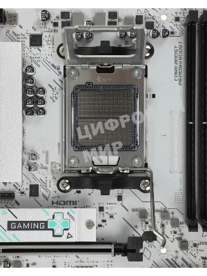 Материнская плата MSI B840M GAMING PLUS WIFI6E, AM5, AMD B840, 4xDDR5, 4xSATA, 2xM.2, 1xPCIe 4.0 x16, 1xPCIe 3.0 x4, 1xHDMI (v2.1), 1xUSB-C 10Gbps, 1xUSB-A 10Gbps, 2xUSB-A 5Gbps, 4xUSB-A 2.0, 1x2.5Gb LAN, Wi-Fi 6E, Bluetooth 5.3, 2x3.5 мм, 7.1, mATX