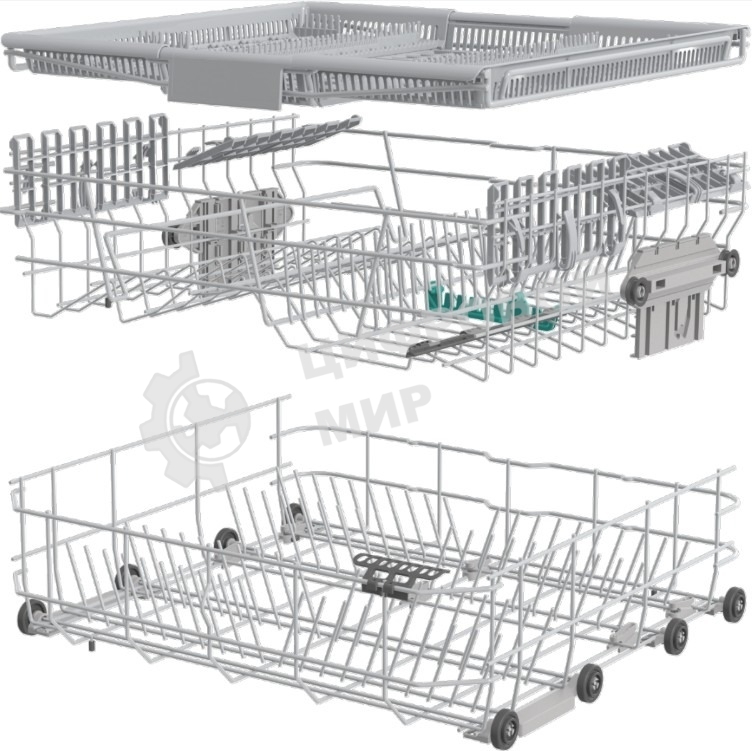 Встраиваемая посудомоечная машина Gorenje GV643D90, черный, 60 см, 16 компл., 45 дБ, класс A+++