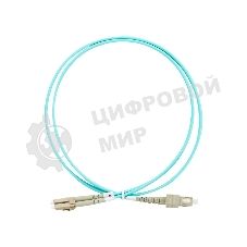 Патч-корд оптический многомодовый (MM) 50/125 OM4 разъемы LC/UPC-SC/UPC 3мм дуплекс LSZH 2м малиновый (маджента) REXANT