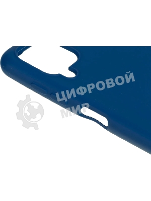 Чехол (клип-кейс) DF sOriginal-20, для Samsung Galaxy A12/M12, синий df soriginal-20 (blue)