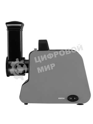 Мясорубка электрическая Centek CT-1627 серый, 2000 Вт, 2.0 кг/мин, реверс, защита от перегрузки, насадки - 7