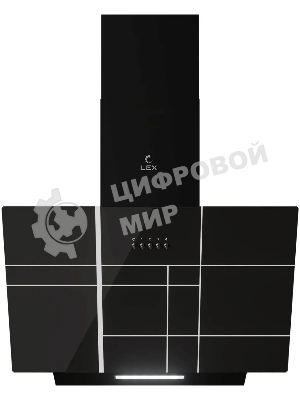 Вытяжка каминная LEX Moza 600 R1 черный, 60 см, 650 куб. м/ч, 46 дБ
