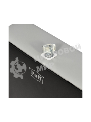 Диспенсер бумажных полотенец Puff-5145Bl черный, с замком, ABS-пластик