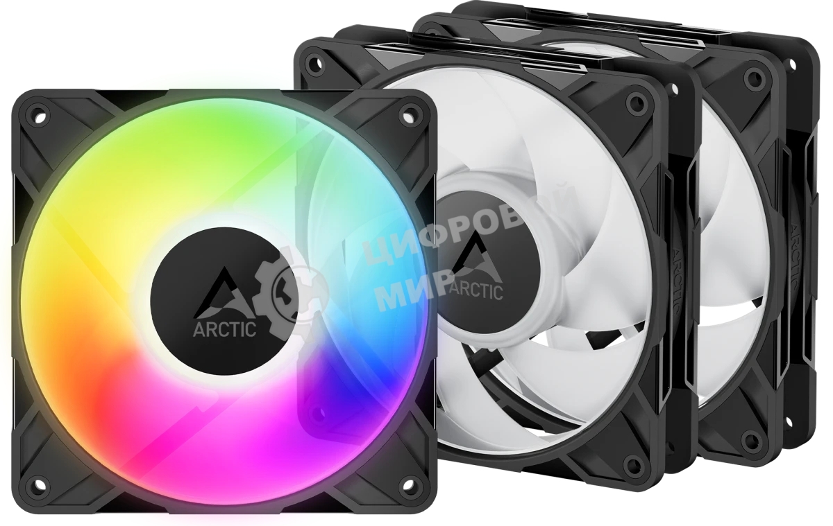 Вентилятор корпусной ARCTIC P12 Pro A-RGB - 3 Pack retail (ACFAN00310A) 