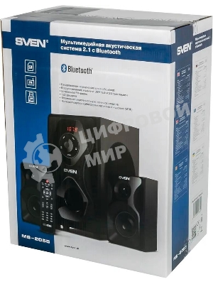 Акустическая система SVEN AC MS-2055, черный (55Вт, FM-тюнер, USB/SD, дисплей, ПДУ, Bluetooth)