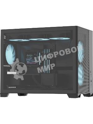 Корпус Formula Air Mesh G6 Plus AR Black, Mini-Tower, чёрный, 3 x 120 мм