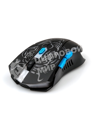 Мышь беспроводная Dialog Gan-Kata MRGK-12UR черный, 1600 dpi, радиоканал, USB, кнопки - 6