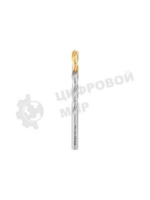 Набор сверл по металлу Denzel 2-8мм, Р6М5-TiN, Golden Tip, 6 шт 723000