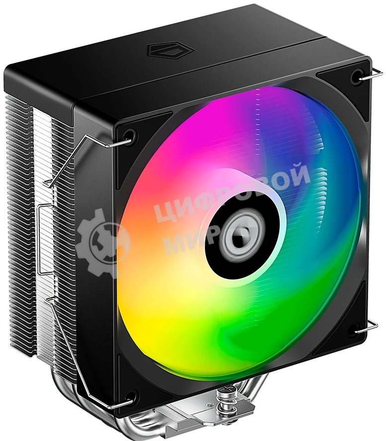 Кулер для процессора ID-COOLING SE-214-XT V2 ARGB LGA1851/1700/1200/115X/AM5/AM4 (16шт/кор, TDP 200W, PWM, 4 тепл.трубки прямого контакта, FAN 120мм, Addressable RGB LED) RET