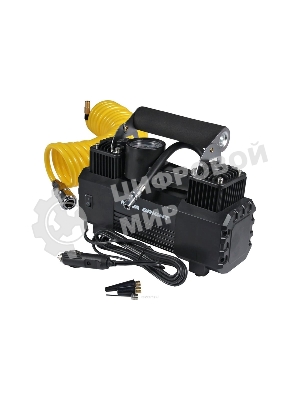 Компрессор Nova Bright АК-65 металлический корпус, LED-фонарь, пластик.кейс 47160