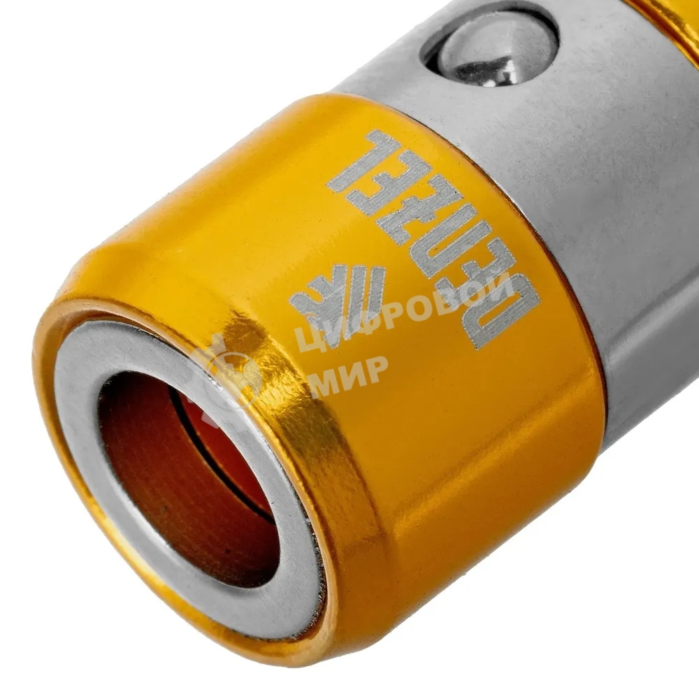 Магнитная насадка для бит Denzel 11737, для шестигранных бит, 2 шт