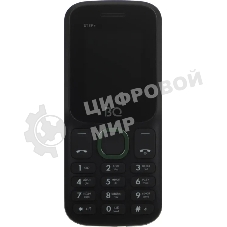 Мобильный телефон BQ 1848 Step+ черный/зеленый