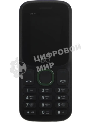 Мобильный телефон BQ 1848 Step+ черный/зеленый