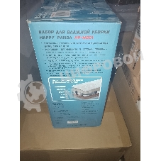 (Поврежденная упаковка) Набор для влажной уборки HP-MB01 Happy Panda с ведром с механизмом отжатия и 2 насадками
