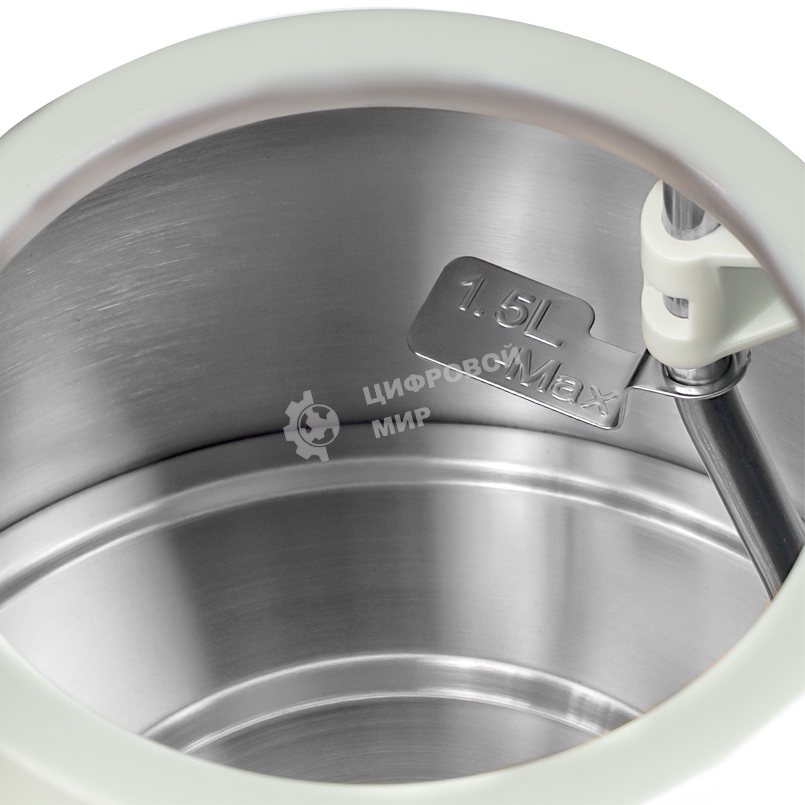 Чайник электрический Galaxy Line GL 0333, мятный, металл, 2200 Вт, 1,5 л