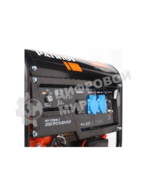 Электрогенератор бензиновый Patriot GP 3810LE, 3 кВт, 67 дБ, 49 кг