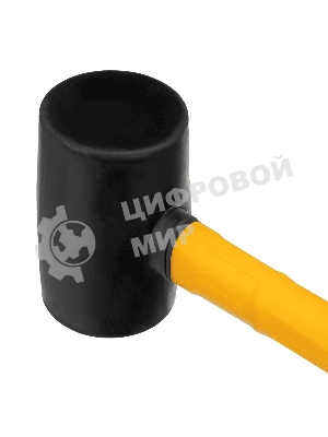 Киянка резиновая Denzel 225 г, черная, фибергласовая рукоятка c TPR покрытием