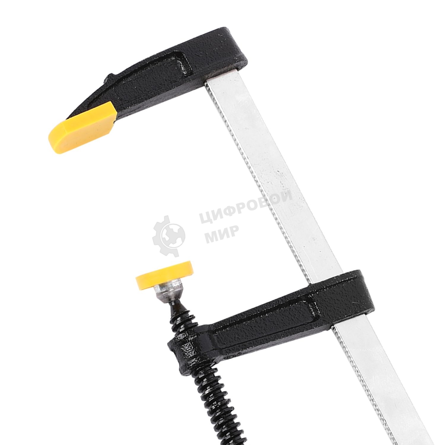 Струбцина F-образная Deli DL111280 800x120 мм, макс. усилие зажима 2000N, резьба 12мм