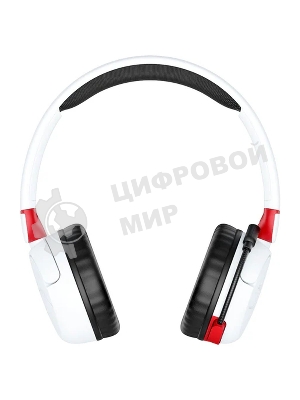 Гарнитура HyperX Cloud Mini белый, беспроводная + проводная, Bluetooth, до 25 ч, совместимость с PS5, Xbox