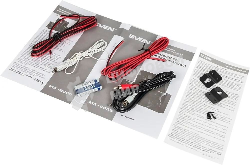 Акустическая система SVEN AC MS-2055, черный (55Вт, FM-тюнер, USB/SD, дисплей, ПДУ, Bluetooth)