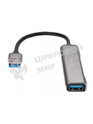 Переходник USB 3.0 -->USB3.0+3 USB2.0, Aluminum Shell, 0.2м Telecom TA308U