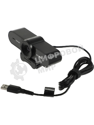 Веб-камера A4Tech PK-980HA 1920x1080, 30 кадр/с, USB Type-A, микрофон (2 шт, шумоподавление), автоматическая фокусировка, автоосвещение, универсальное крепление