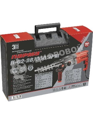 Перфоратор Парма П-02-28/950ЭР SDS-plus уд.:3.2Дж 950Вт (кейс в комплекте)