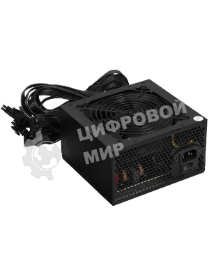 Блок питания 1STPLAYER BLACK.SIR 6.0 (SR-600W), 600Вт, 80 PLUS, 120мм, черный