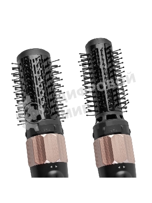 Стайлер Endever Aurora-504 1200 Вт, черный/розовое золото, 3 режима температуры, вращение в двух направлениях, керамическое покрытие