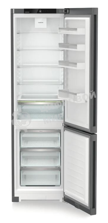 Холодильники Liebherr CNdgc 5703-20 001 Pure темно-серый двухкамерный 266/94л морозилка снизу, No Frost