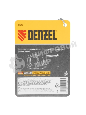 Струбцина Denzel G-образная, усиленная, 200 мм