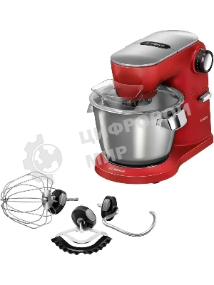 Кухонная машина Bosch MUM9A66R00 планетар.вращ. 1600Вт красный