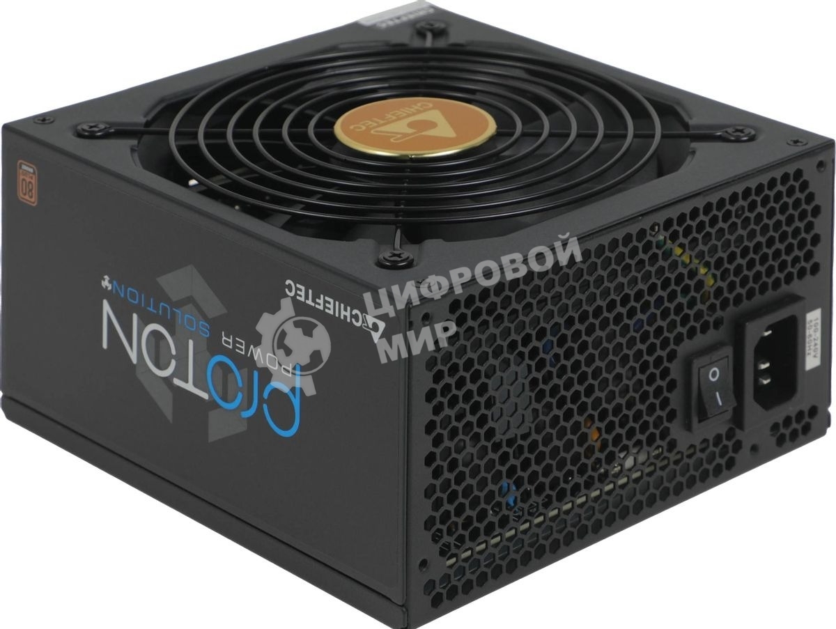 Блок питания Chieftec Proton BDF-650C, 650Вт, 80 PLUS Bronze, 140мм, модульный, черный