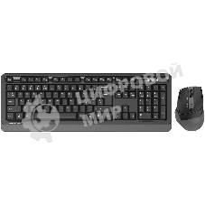 Комплект клавиатура+мышь A4Tech FStyler FG1035 беспроводной, USB, 2000 DPI, чёрный/серый