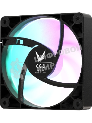 Вентилятор для корпуса Formula PA120R Reverse ARGB 120х120x25 черный 4-pin 28.8дБ (PA120R BLACK) Ret
