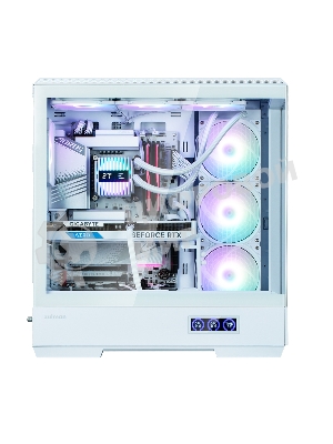 Компьютерный корпус ZALMAN P50 DS, ATX, WHITE, WINDOW, 2x3.5