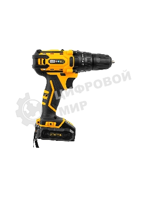 Дрель-шуруповерт аккумуляторная Denzel CDL-12-02BM, 12В, 2 АКБ