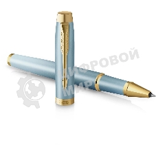 Ручка роллер Parker IM Writing Rituals T331 (2203893) бирюзовый F, черные чернила, подарочная коробка